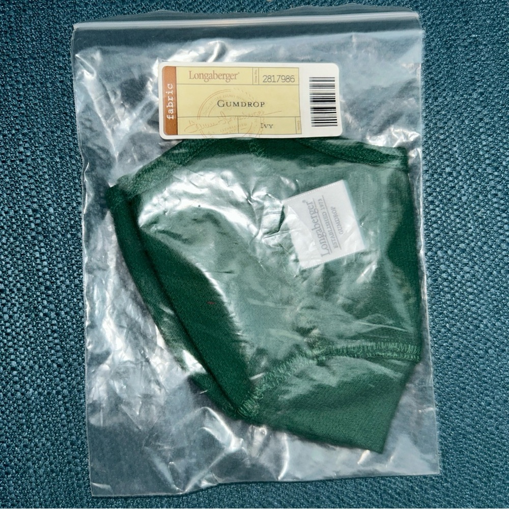 Longaberger Tree Trimming Gumdrop Basket Liner Only
